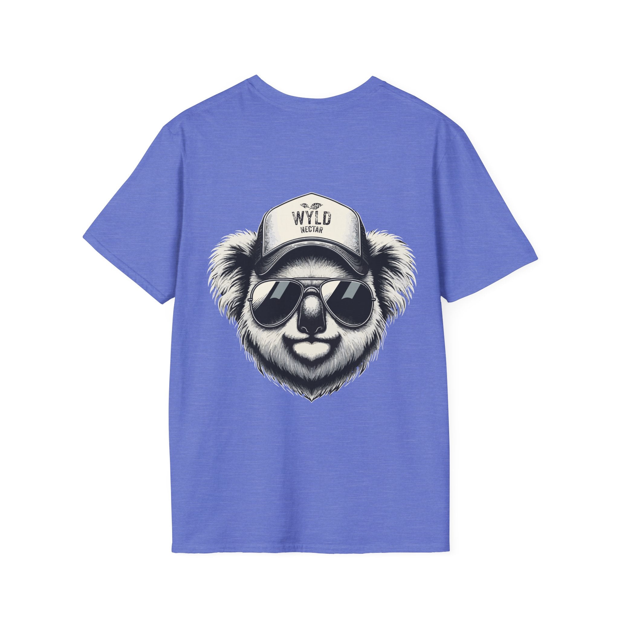 Koala Graphic T-Shirt — 'WYLD Nectar' Trucker Hat & Sunglasses Design
