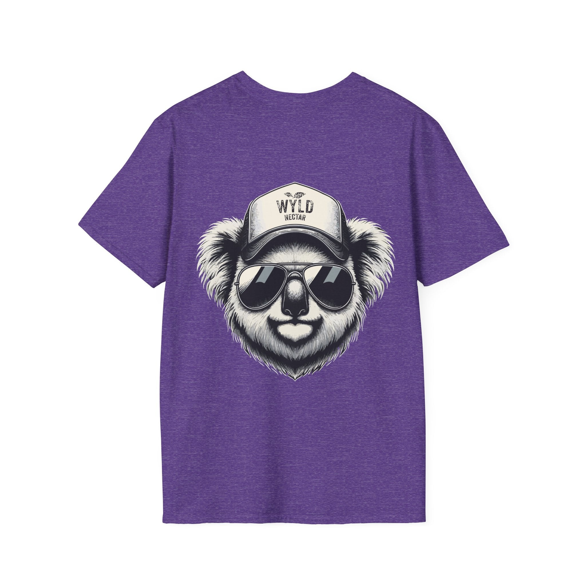Koala Graphic T-Shirt — 'WYLD Nectar' Trucker Hat & Sunglasses Design
