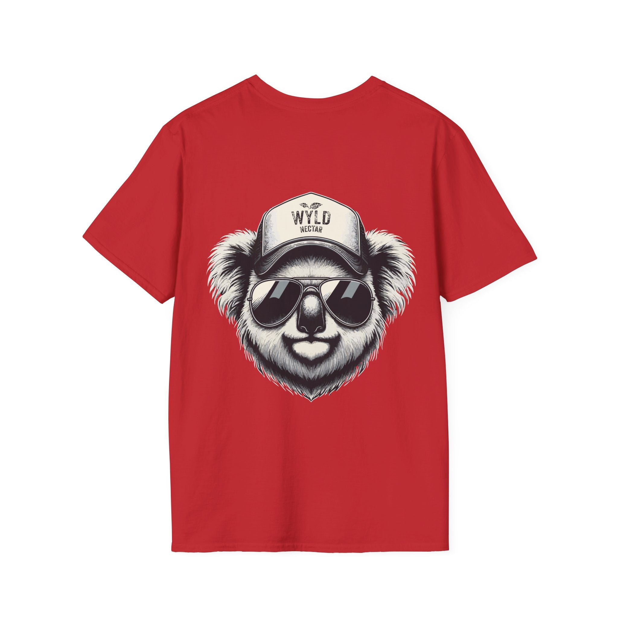 Koala Graphic T-Shirt — 'WYLD Nectar' Trucker Hat & Sunglasses Design